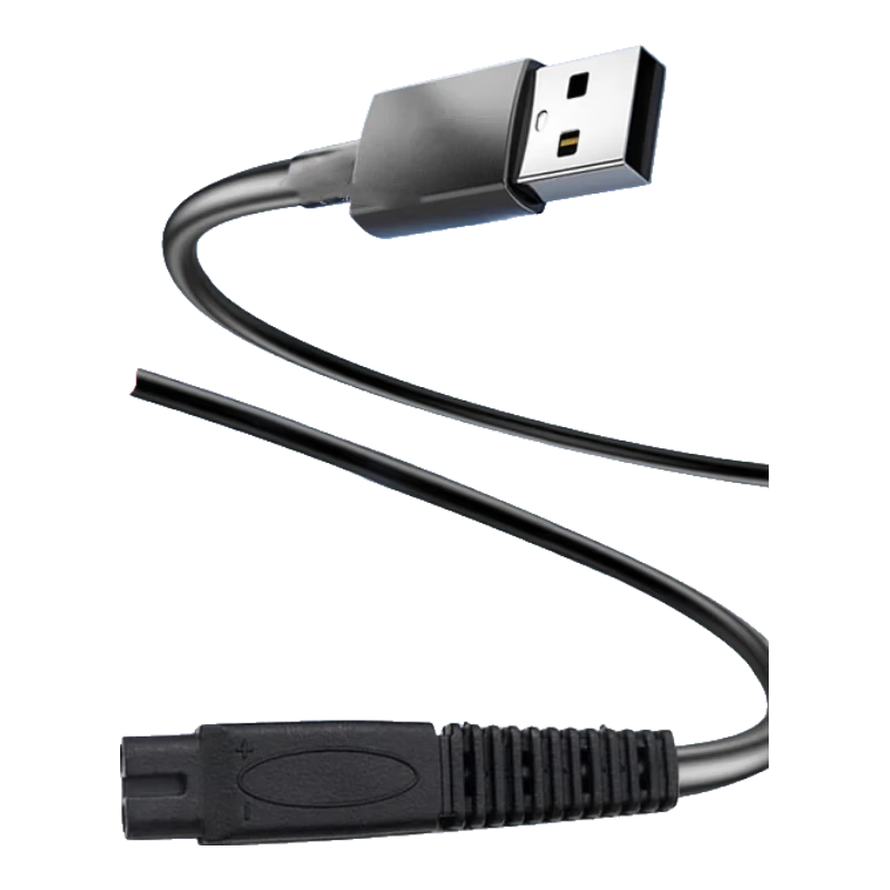 潮范适配SID超人剃须刀充电线原装充电器刮胡刀RS3750/335/337/338/339/385/SA647/972/7257充电线两孔 超人剃须刀充电线