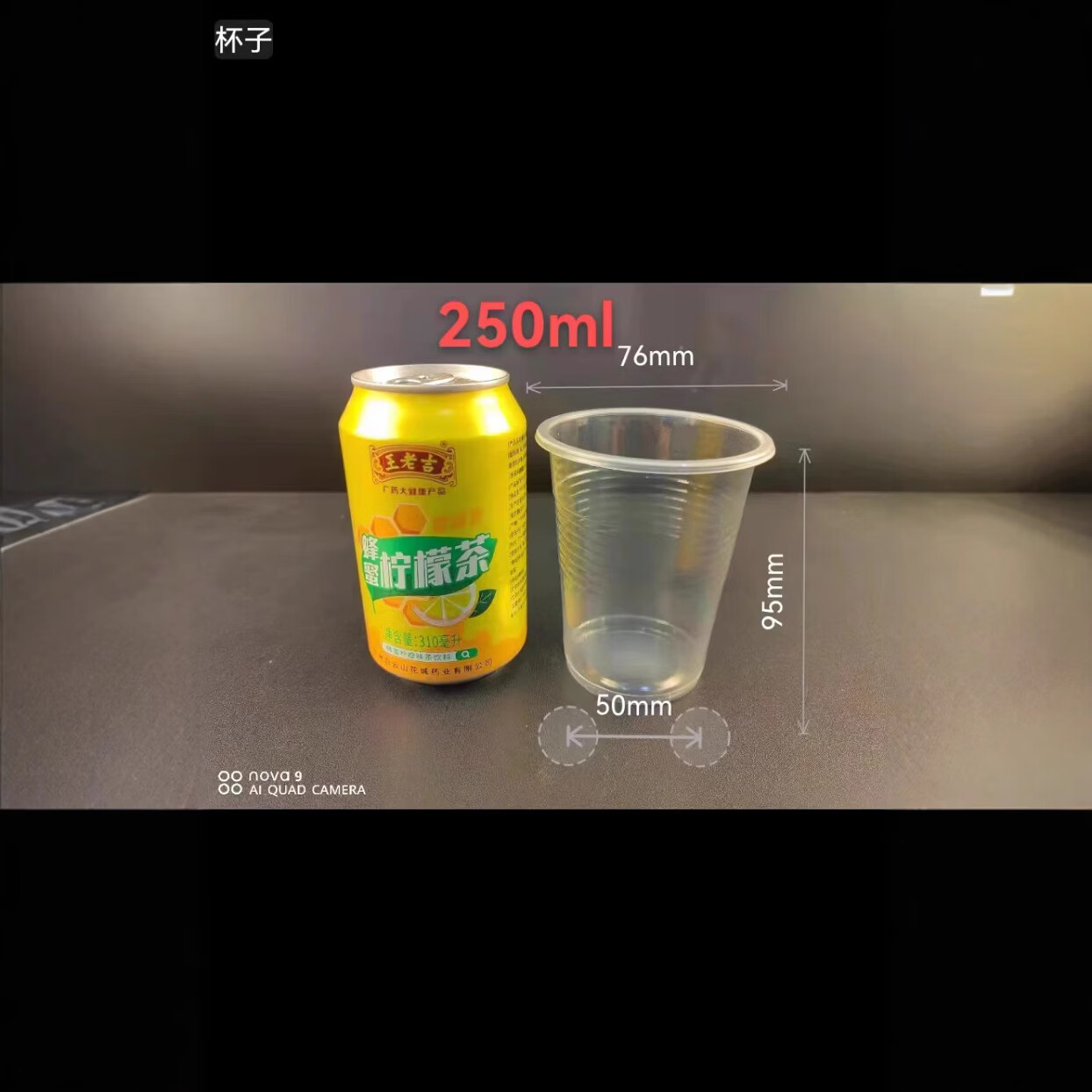 【精选百货】一次性杯子沸腾杯塑料加厚透明航空杯子棋牌室杯子 350ml 100只 塑杯(四排杯