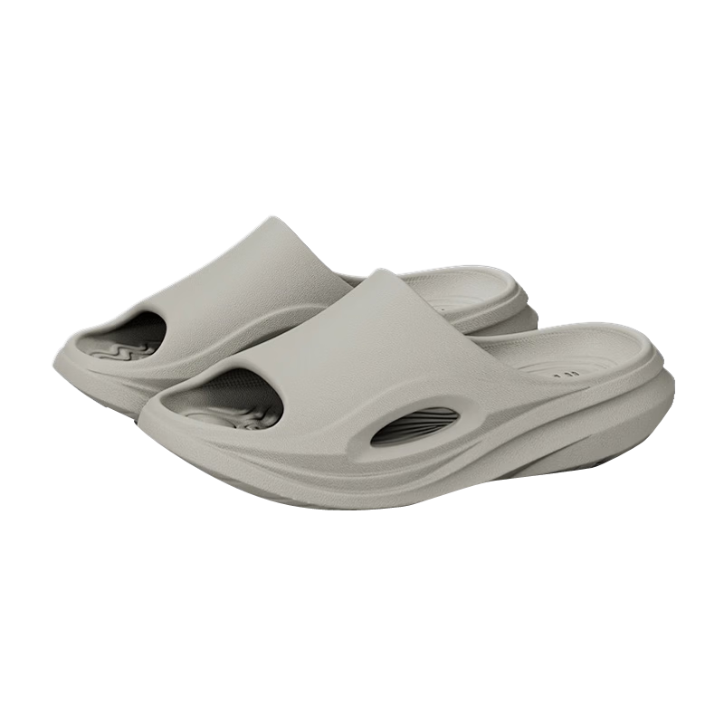 FUUJI正品拖鞋男士防滑室内家居新款夏季户外运动休闲外穿轻奢凉拖鞋 循环灰 44-45 AG抗菌