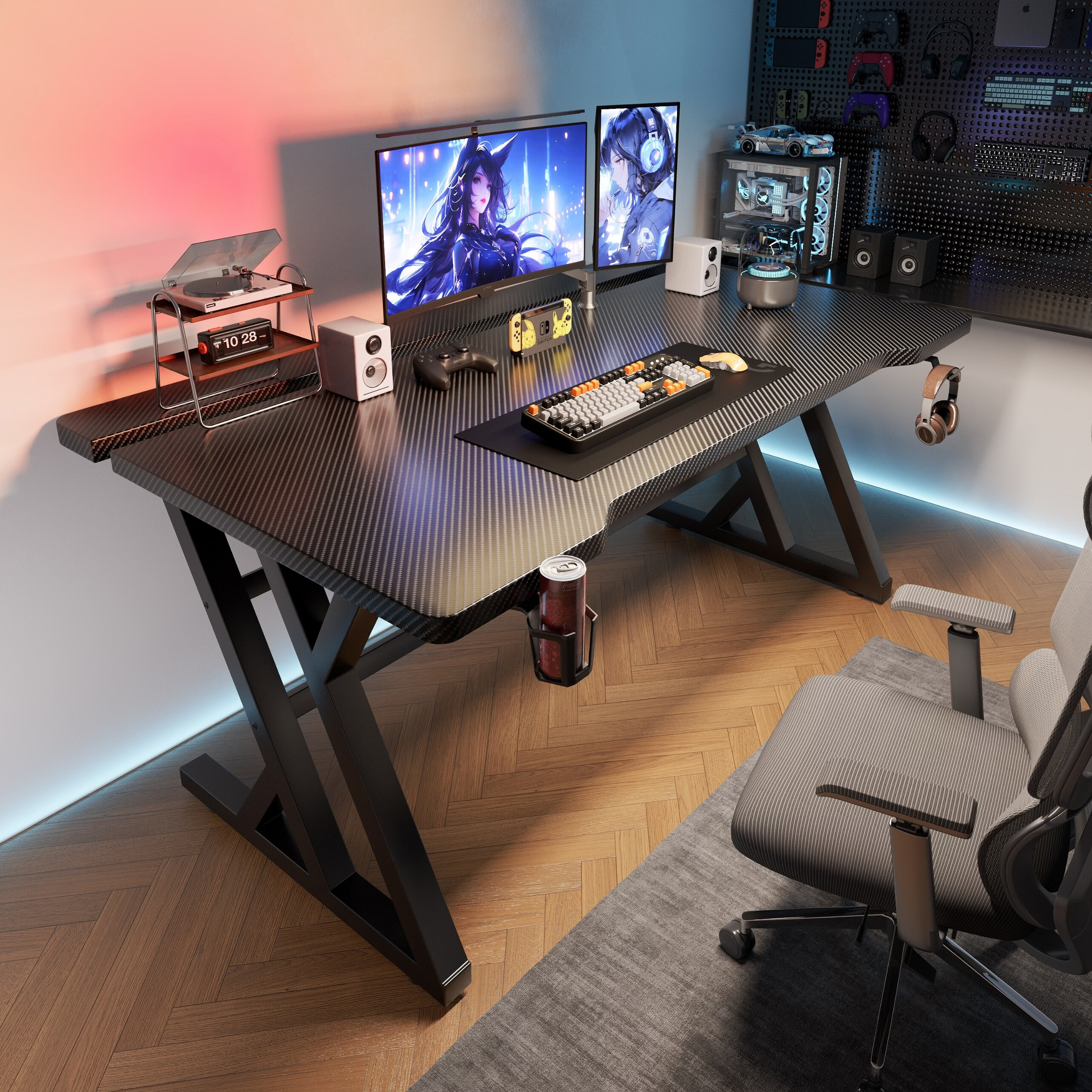 ���ڲ����������������̨ʽʵľо�S3����ʽ�羺��Ϸ���ɼл�е�۰칫ѧϰ���Ӵ� ���ηְ塾S3�ƻ���̼�˺� 120*75CM