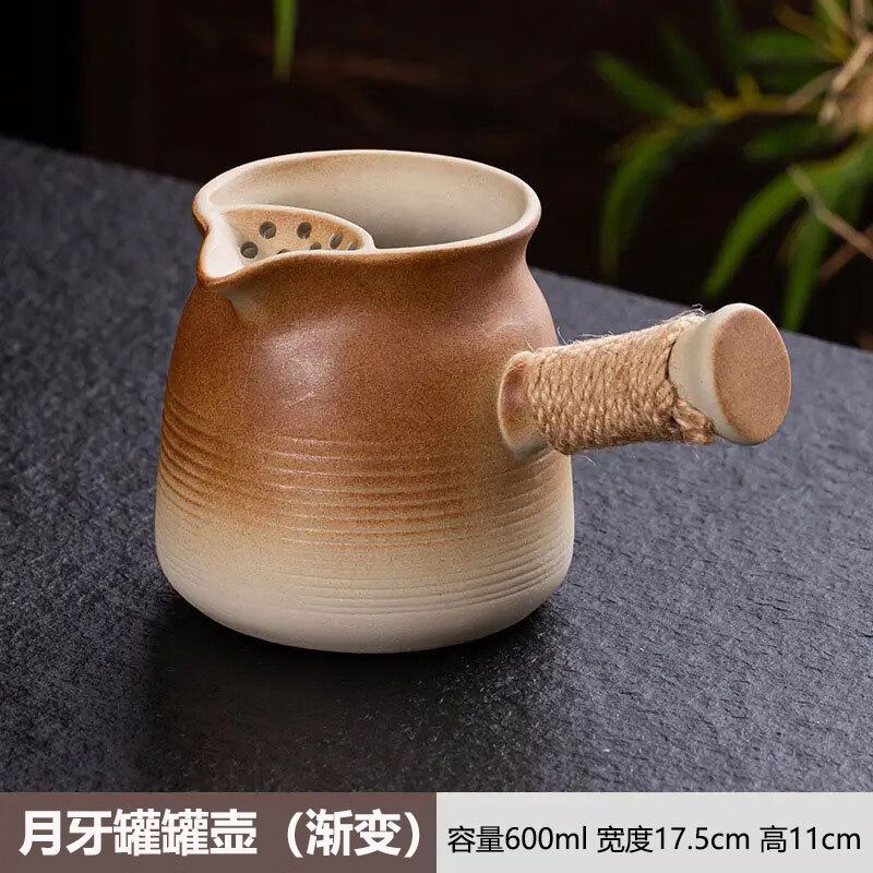 【优选好物】围炉煮茶器具全套烤奶茶罐罐专用壶陶瓷户外炭火 600ml 【】奶茶罐