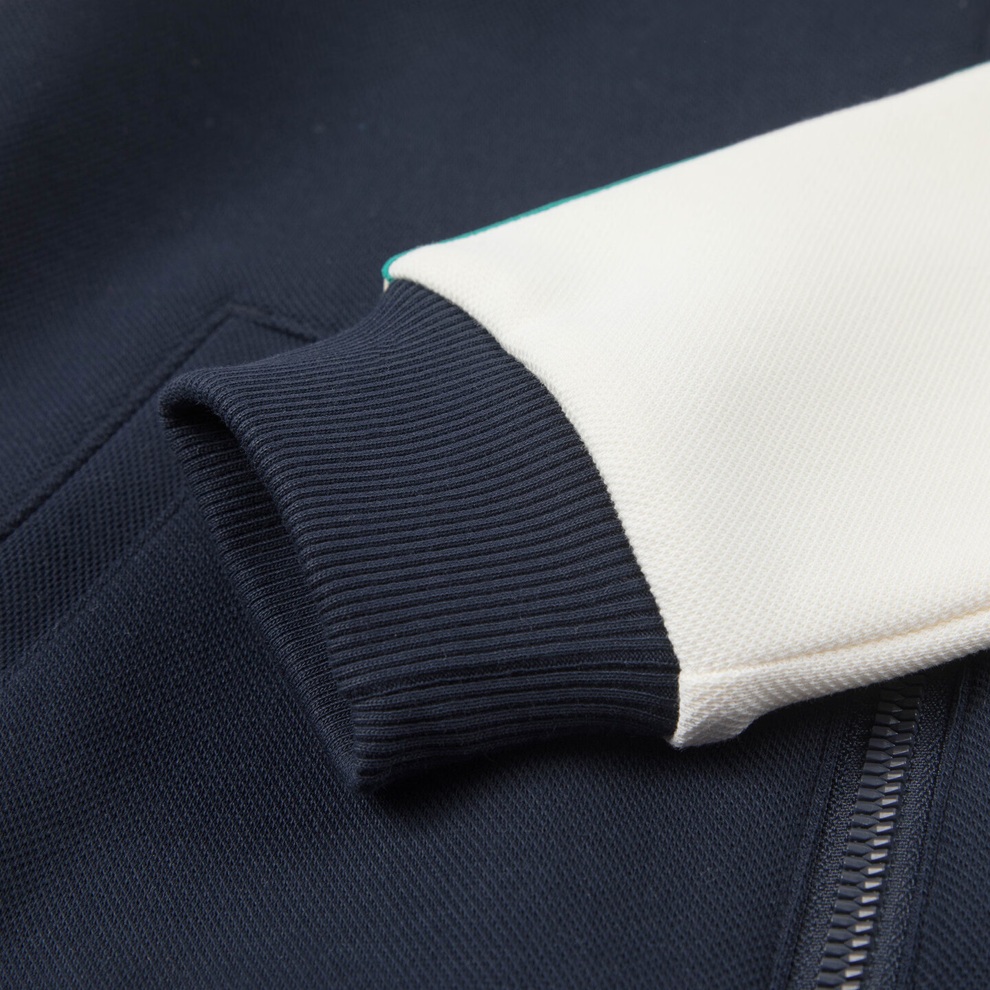 哈吉斯（HAZZYS）童装男女童套装2026春新珠地舒适长袖两件套 藏蓝 145