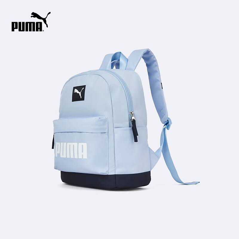 彪马（PUMA）彪马童装2026春季新款儿童双肩包书包休闲大方 蓝色调00388 150cm