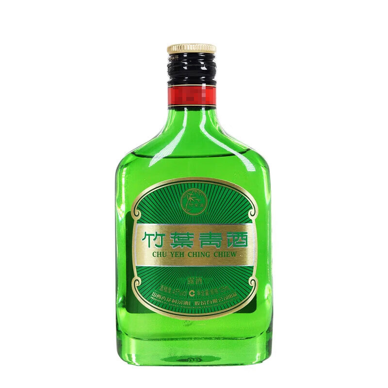 汾酒 山西杏花村汾酒竹叶青酒 清香口感露酒小酒版口粮酒自饮送礼佳品 45度 125mL 1瓶 竹叶青好运竹