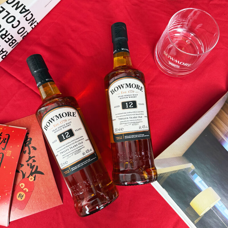 三得利（Suntory）【礼盒装】波摩12年350ml威士忌送礼礼盒装单一麦芽威士忌
