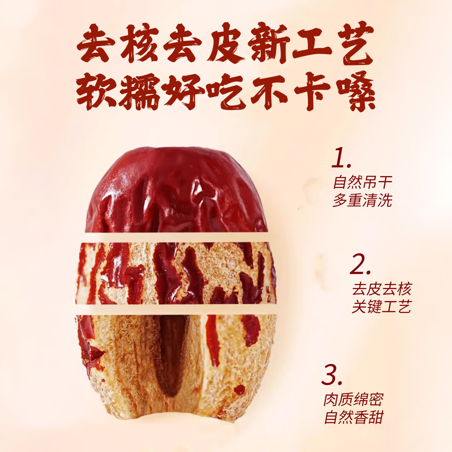 果果礼好HelloGuoguo无皮无核红枣去皮新疆特产若羌灰枣去核胡大枣去脱皮剥送礼盒装 【真特级 I 拒绝混杂】独立包装【300g】
