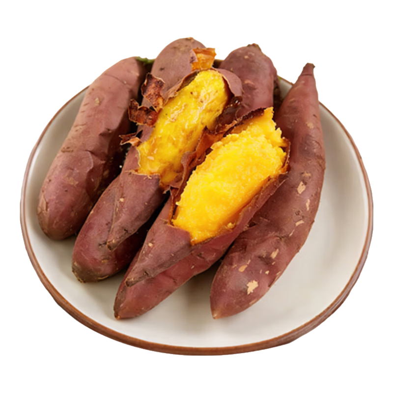 京鲜生天津岳龙红瑶蜜薯 单果3-8两 净重2.5斤 软糯香甜 源头直发