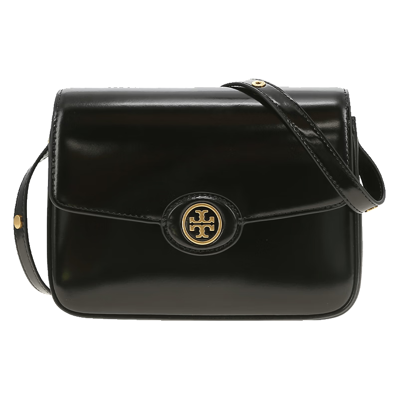 湯麗柏琦（Tory Burch）TB女包 ROBINSON漆皮單肩斜挎包 143122 704白色情人節(jié)禮物奢侈品