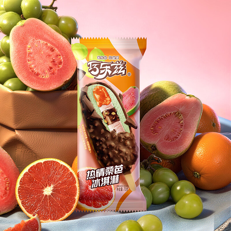 伊利冰淇淋巧乐兹雪糕四个圈经典系列 巧丝绒香奶棒苦咖啡冰激淋 共30支(2025g)