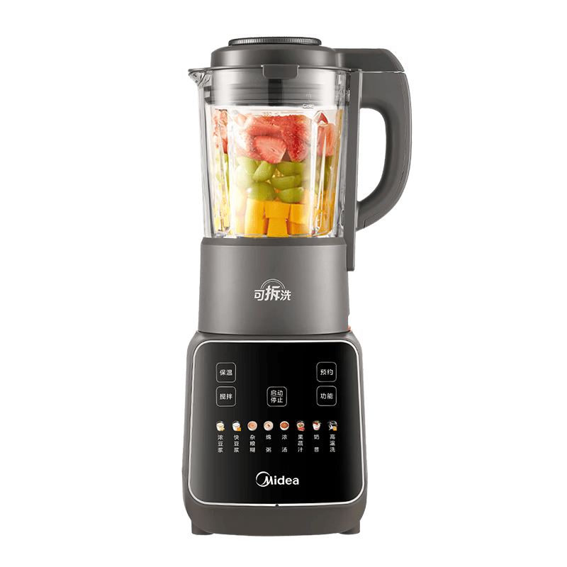 美的（Midea）破壁机全自动免煮家用自清洗1.75L轻音大容量豆浆机3-4人用榨汁机多功能料理机辅食五谷杂粮062