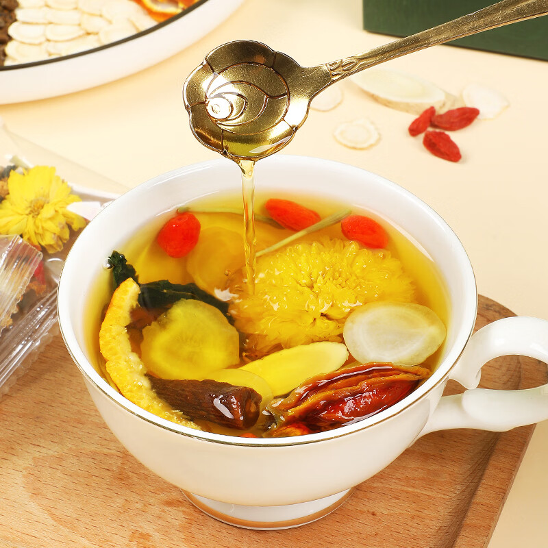 悠茗庭草西洋参黄芪菊花枸杞茶独立茶包决明子金银花熬夜养生茶盒装180g 西洋参黄芪菊花枸杞茶 180g*1盒 -12g*15包