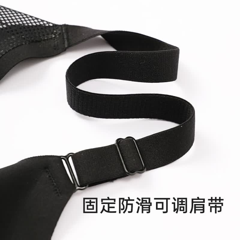 欧迪芬（Ordifen）秋冬胸聚拢】内衣女无钢圈文胸聚拢透气网纱胸罩侧收副乳防外扩 黑色 80B (165)