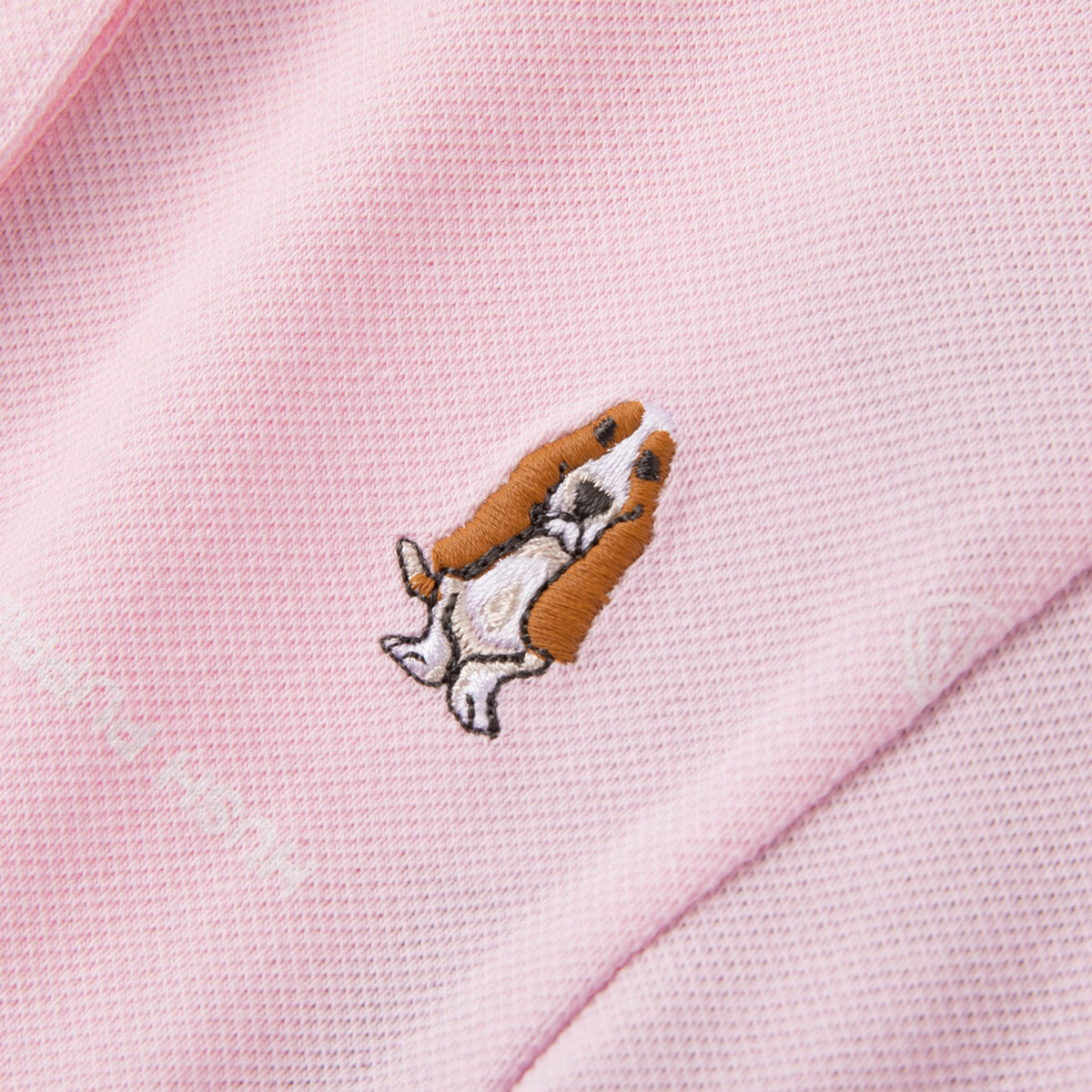 暇步士（Hush Puppies）童装儿童女童2026春夏新款针织净色海洋印花休闲POLO裙 泡泡粉 150