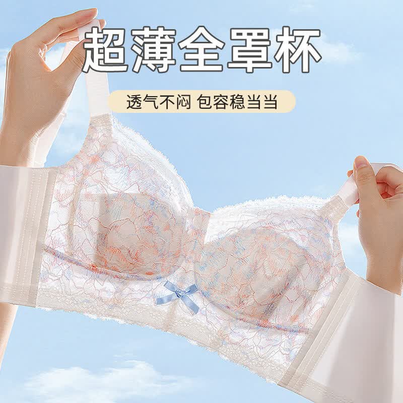 黛安芬（Triumph）大胸显小内衣女调整型无钢圈收副乳全罩杯大尺码聚拢胸罩罩夏季 肤色 【视觉显小0.3CM】 95F