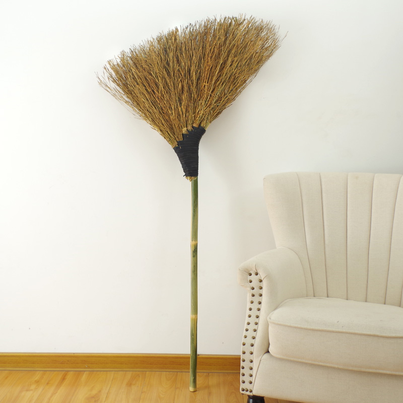 惠利得竹扫帚竹子大扫把无叶扫马路工地环卫养殖硬毛竹丝扫把工厂室外