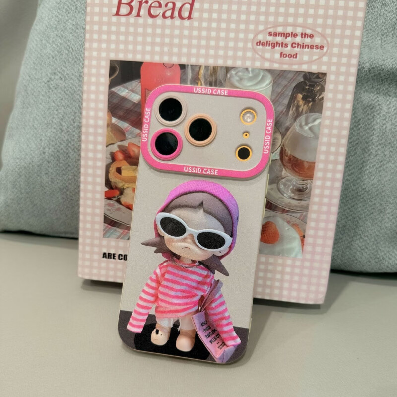 眼镜女孩适用苹果17pro潮酷16max硅胶软15高颜值14小众套手机壳 【红色女孩】硅胶软壳 iPhone 11 pro max