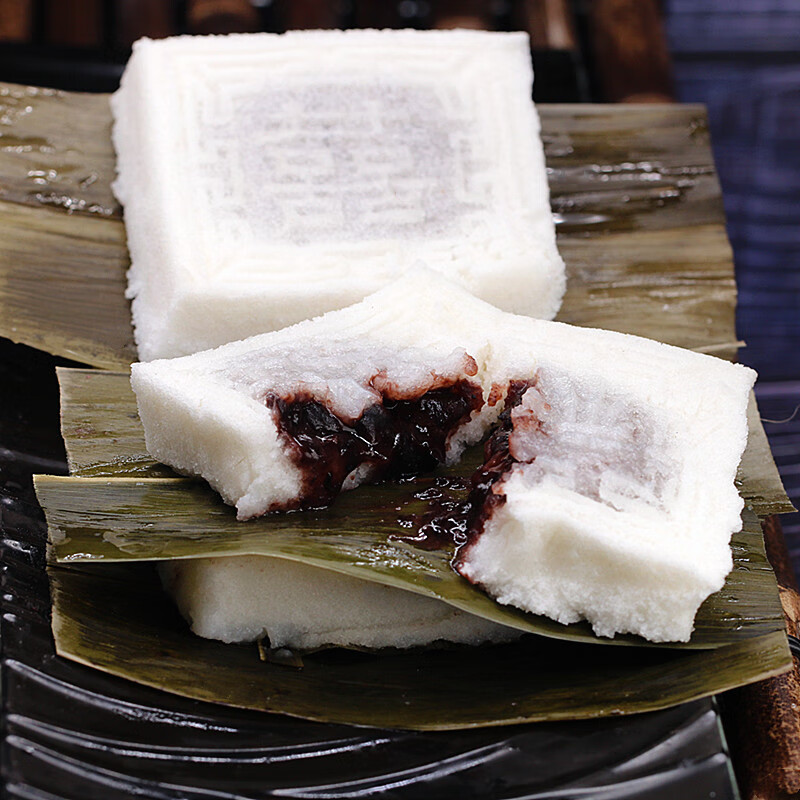 虎钢馋江南特色小吃豆沙糕米糕发糕蒸大糕早餐点心传统手工糯米糕点