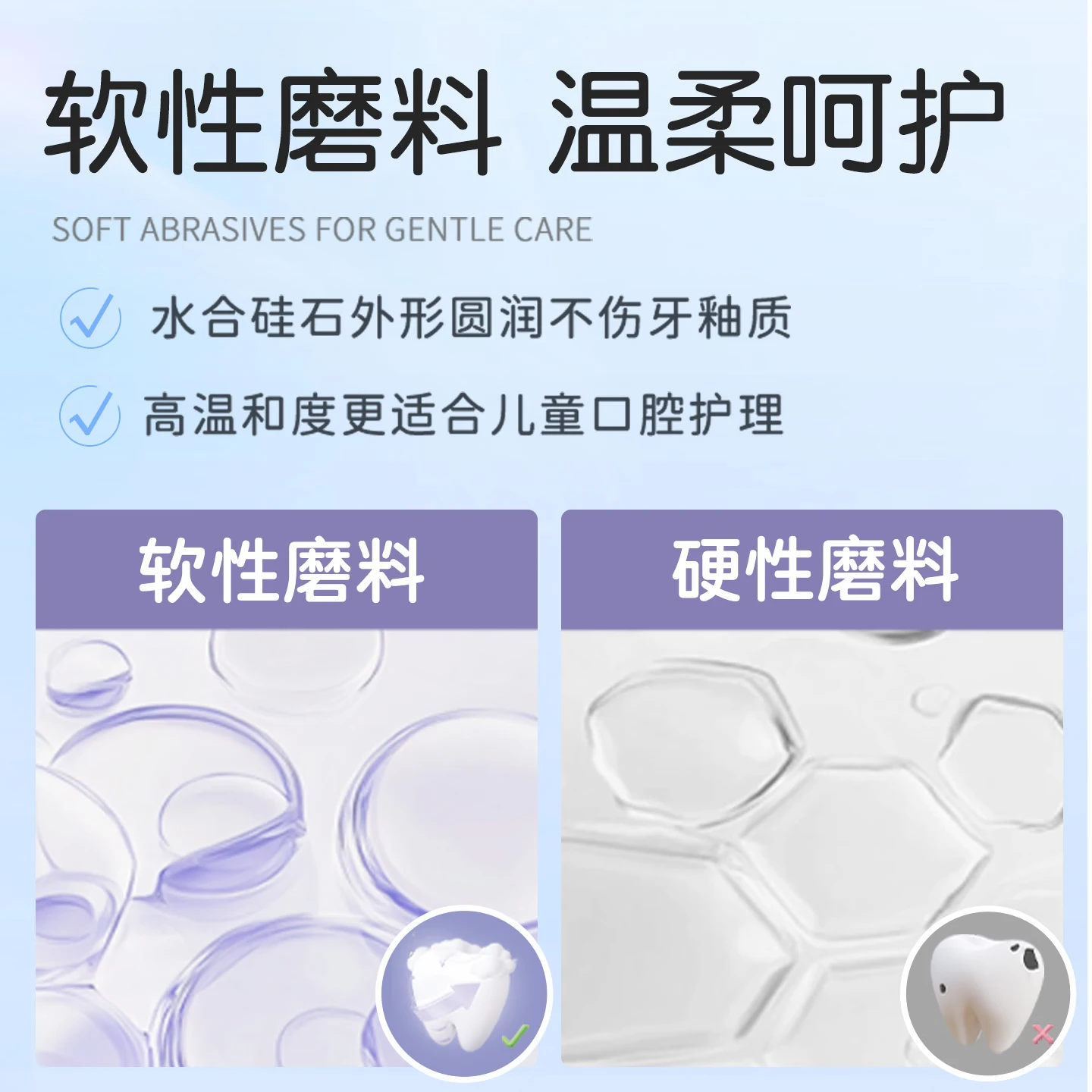 舒客宝贝按压儿童牙膏2-6-12岁150g大容量含氟防蛀护齿克服龋齿宝宝牙膏 草莓酸奶香型150g+清新葡萄香型150g