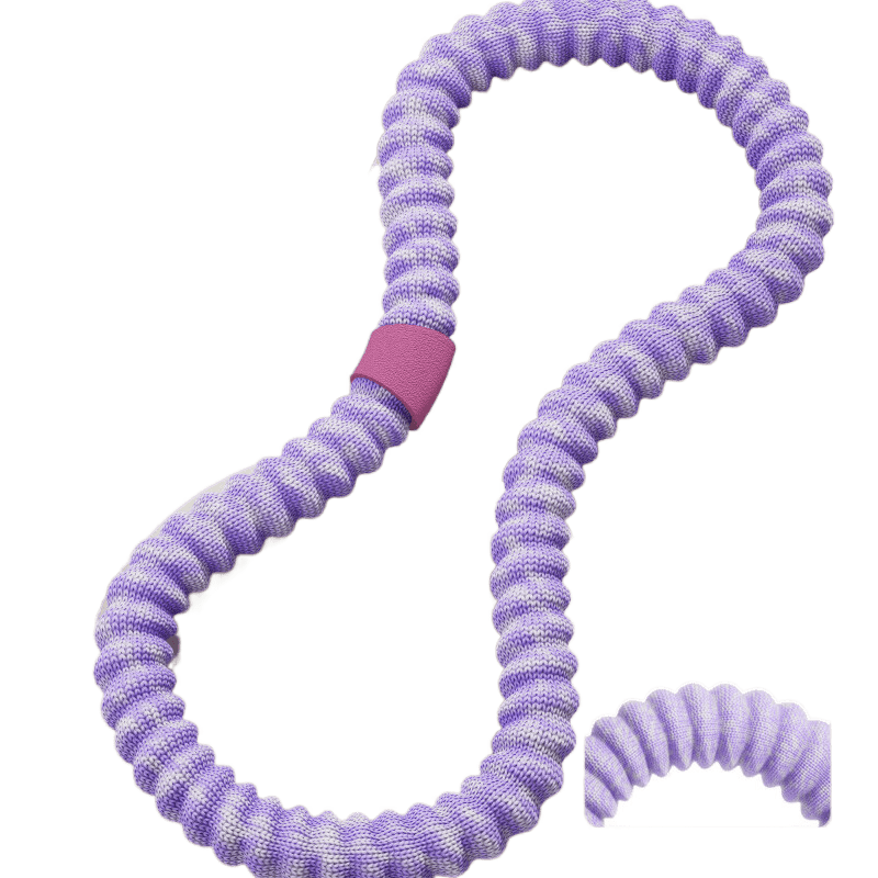 欣怡萬(wàn)嘉（xinyiwanjia）靜音加重2025新款呼啦圈女包布彈簧專(zhuān)用斤無(wú)接口燃脂收腹 三代升級(jí)軟體靜音呼啦圈_律動(dòng)紫