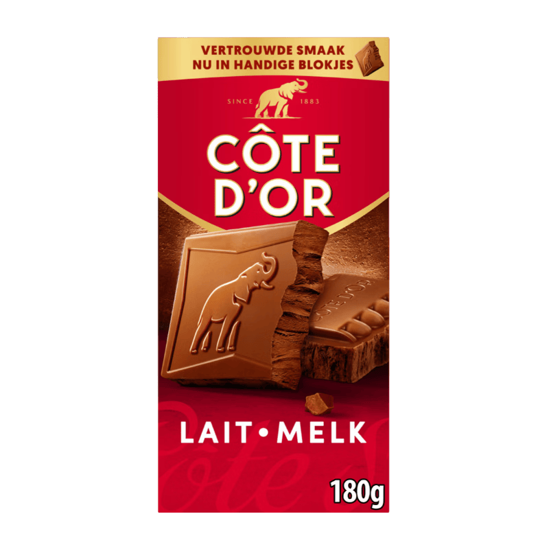 瑞士莲（lindt）克特多金象原味牛奶巧克力排块180g/盒休闲零食送女友生日礼物