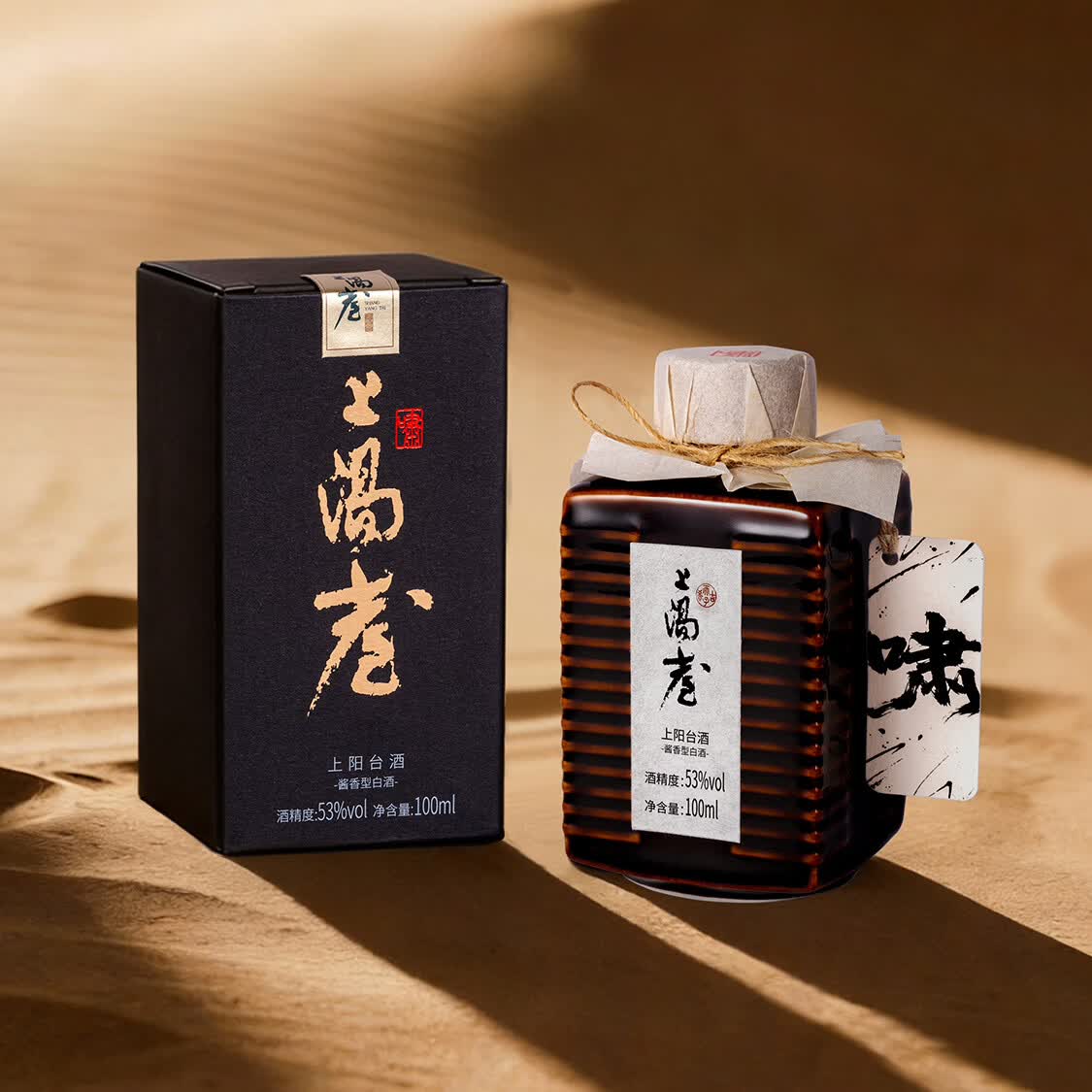 上阳台【啸小品】酱香型白酒 小瓶装尝鲜 自饮 53度 100mL 24瓶箱装
