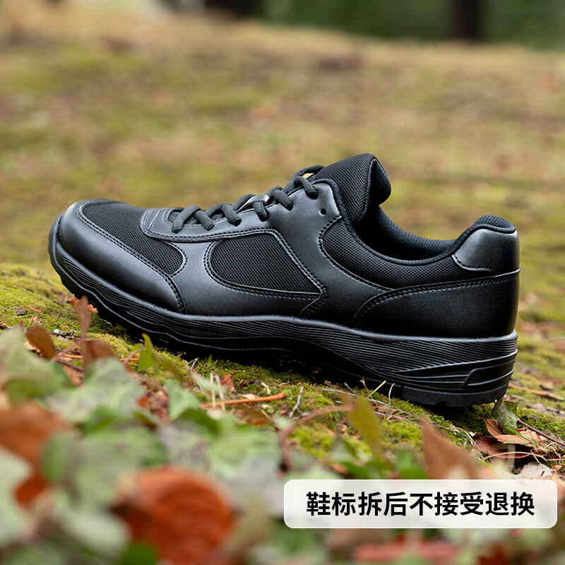 JWCP警网优选【男女同款】18款夏季网面作训鞋黑色低帮透气耐磨运动鞋 黑色 38 (240mm)