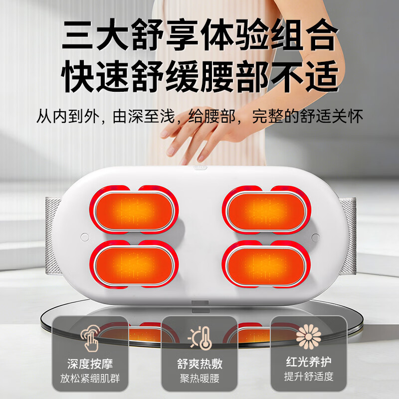 Apple Rabbit520情人节生日礼物女生腰部按摩仪送女友女朋友老婆媳妇的已婚30-40岁结婚周年纪念日实用高级高端 【当/次日达】腰部按摩仪+原装礼盒+礼袋