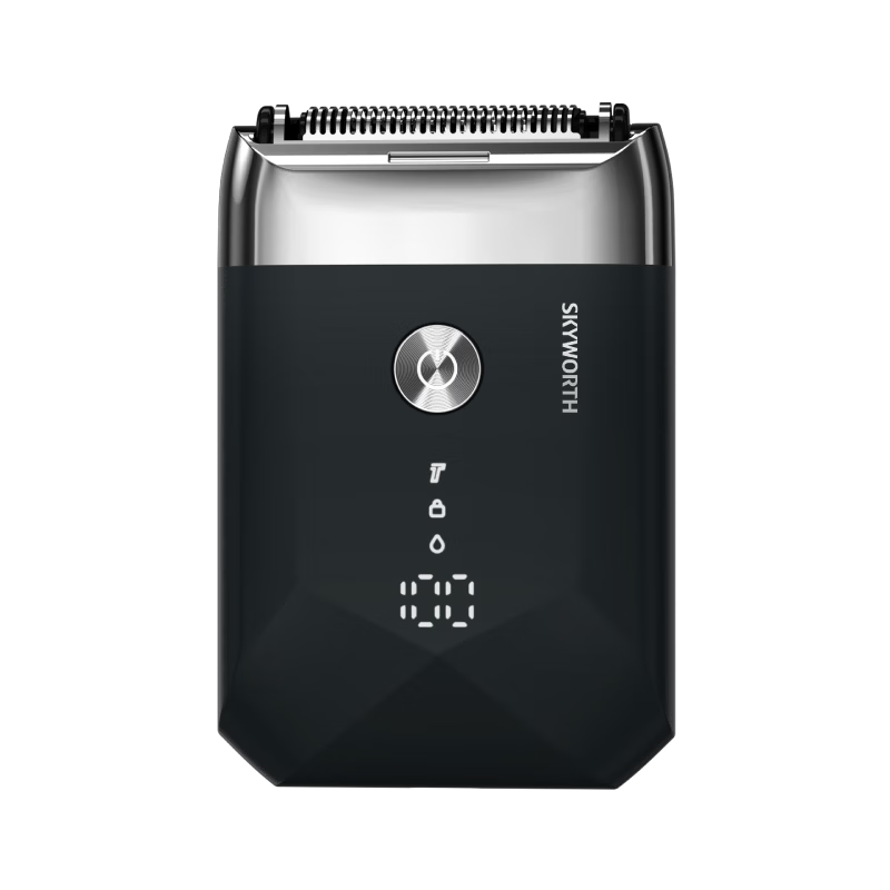 创维黑卡往复式剃须刀电动刮胡刀便携剃胡须刀全身水洗长续航干湿双剃新年生日情人节礼物送男友送父亲 黑卡色往复式【年度新品】