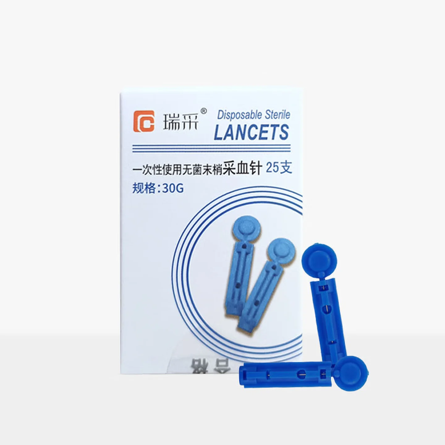 欧姆龙（OMRON）GH83血糖仪家用医用级新国标血糖检测仪指尖测血糖仪器血糖试纸 采血针/盒