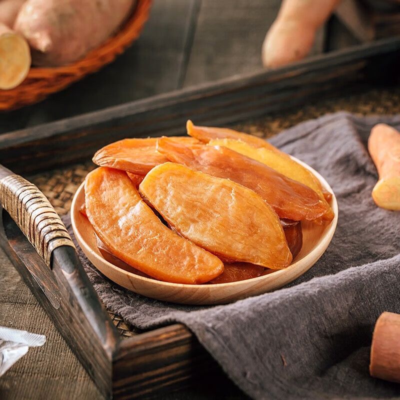 有气派0添加剂红薯干地瓜干农家软糯无油无添加番薯干 750g * 1箱