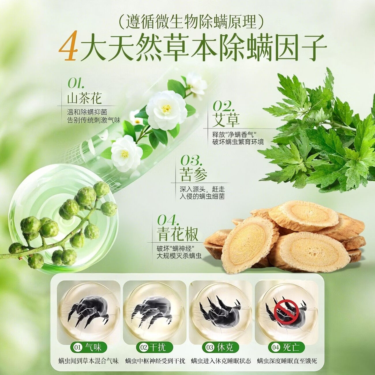 初蔓除螨包床上用除螨虫去虱免洗免晒学生宿舍孕妇婴儿宠物可用药包 【强劲除螨】山茶花除螨包*2盒 【大型商超热卖】除螨用品TOP第1名