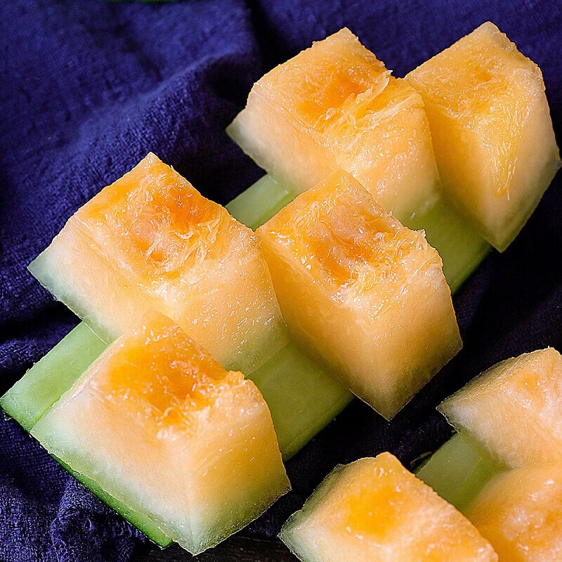 果食鲜丰海南哈密瓜水果整箱当季时令水果年货送礼 净重4.5-5斤【手工挑选】