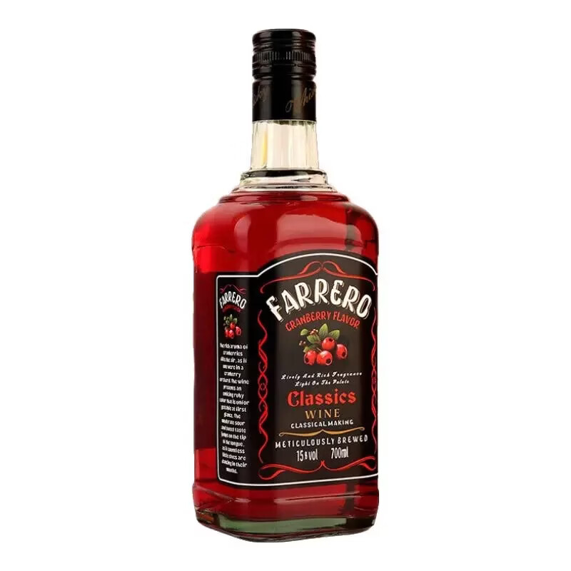 法列罗【精选】蔓越莓利口酒 微醺晚安酒女生果酒套装少女酒15度700ml 15度 700mL 1瓶 单支精品