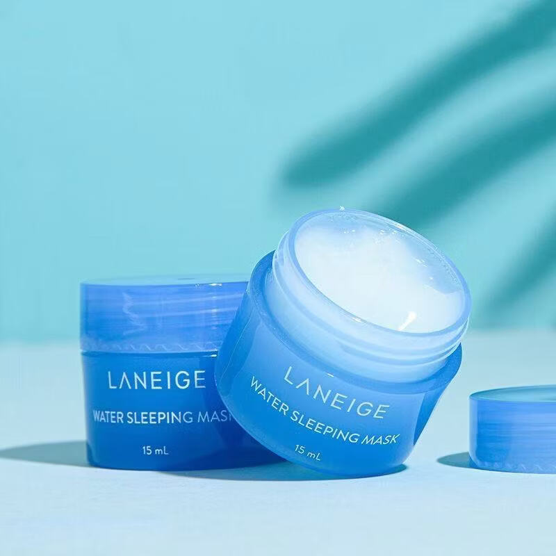 兰芝 免洗睡眠修护面膜 15ml/瓶 夜间免洗舒缓保湿涂抹补水 兰芝睡眠面膜免洗正品15ml*5