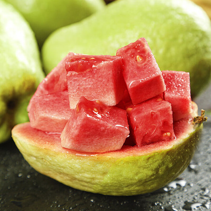 良蚨鲜良蚨鲜广西软糯红心芭乐5斤新鲜水果番石榴脆甜胭脂红巴乐整箱 精选芭乐5斤 单果120g+