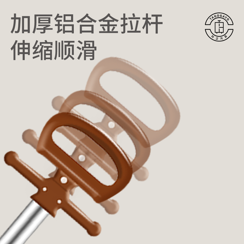 TAGOGAYO儿童行李箱可坐可骑三合一万向轮宽拉杆箱可登机20英寸遛娃神器 【赠送护栏+容量大扩容版+顺丰包邮】暖意卡其色