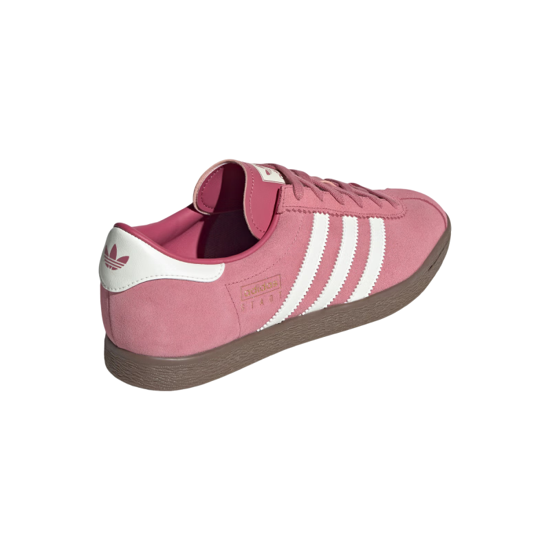 adidas「T头鞋」STADT经典时尚薄底运动板鞋男女阿迪达斯三叶草   浅粉/汉玉白/树脂黄 (推荐女生买小半码)   35.5