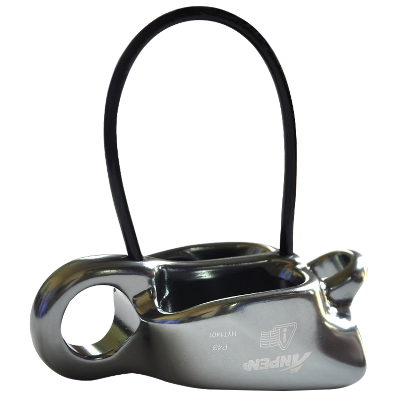 安攀（ANPEN）雙繩下降器ATC戶外登山攀巖緩降保護(hù)器索降速降攀登救援裝備P43 隨機(jī)