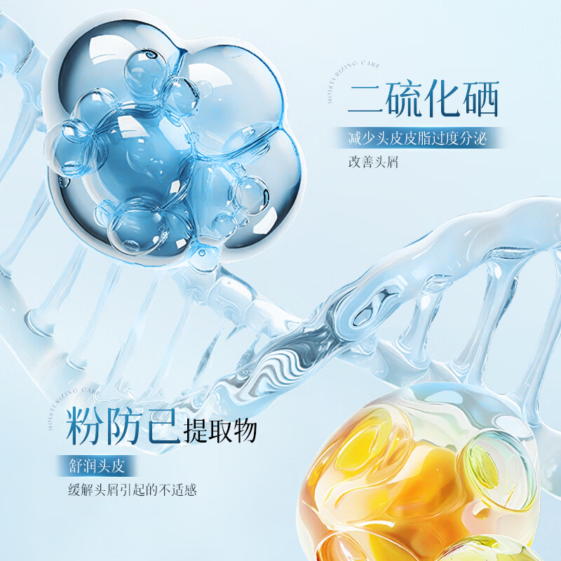 UROSE店出【洗护组合】(控油去屑洗发水/洗发露）(柔顺护发素/精华乳） 【组合】去屑控油洗发水500ml+柔顺护发精华乳500g