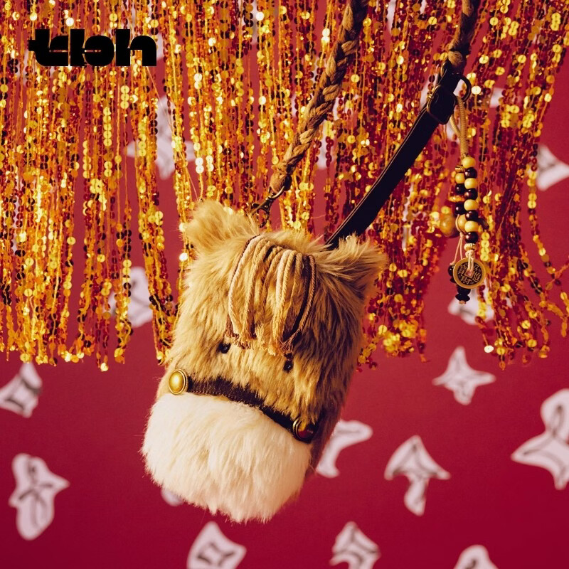 野兽派家居（tbh）马年限定立体造型马驹小包手机包斜挎包新年礼物 “马年限定”立体造型马驹小包