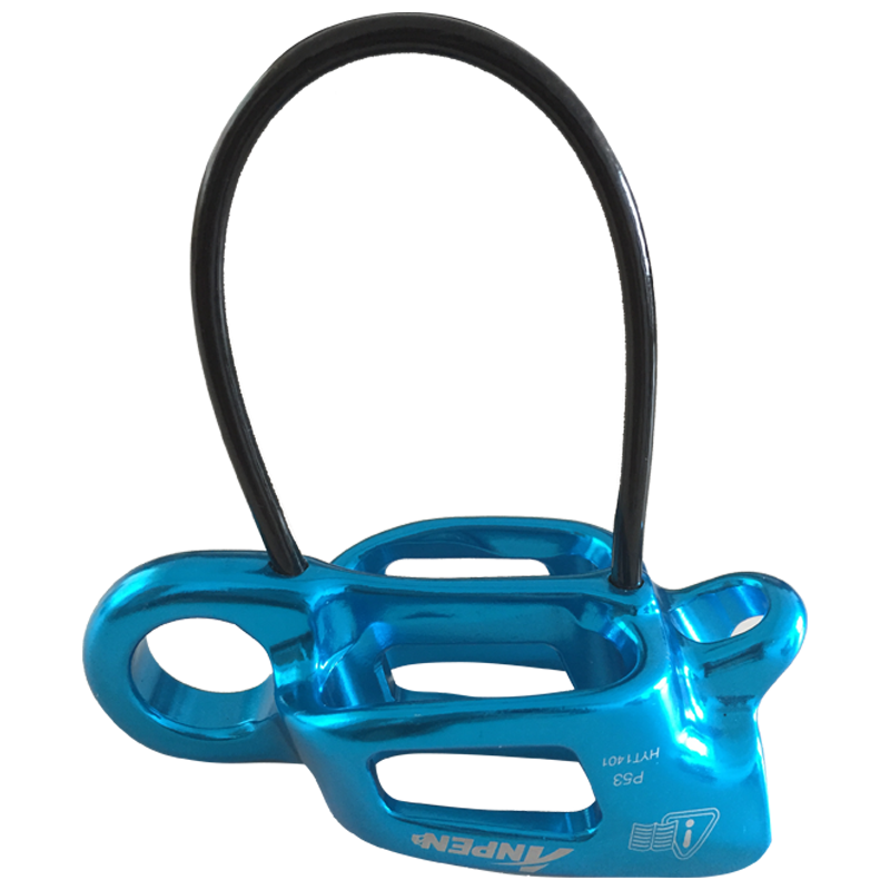 安攀（ANPEN）雙繩下降器ATC戶外登山攀巖緩降保護(hù)器索降速降攀登救援裝備P53 隨機(jī)