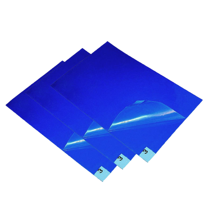 冰禹 BY-3045 可撕式鞋底粘尘垫 无尘车间防静电粘尘垫 除尘脚垫地垫 蓝色60*90cm(300张） 可定制