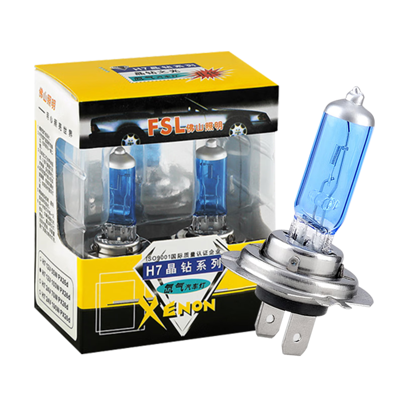 FSLɽǰH1H7±H4۹Զ9005 H7 12V 55W ֻװ 29.9Ԫ