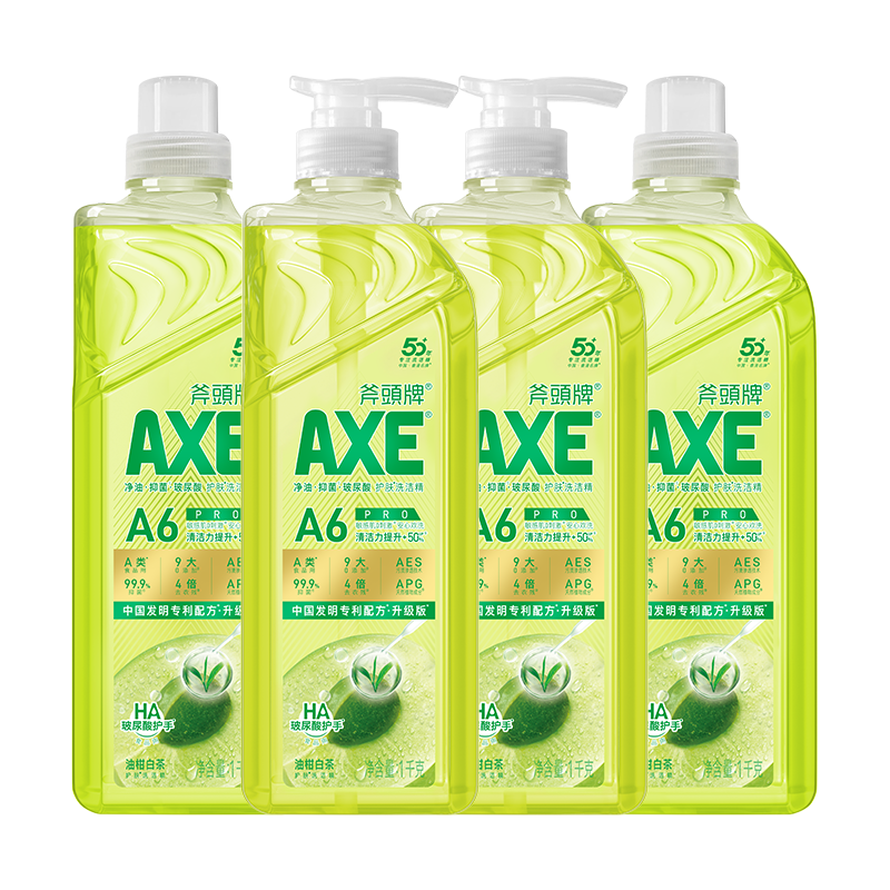 ��ͷ�ƣ�AXE���͸̰ײ軤��ϴ�ྫ1kg*4ƿ ���󼡷����㵭�Ű���0�̼���ͥװ 46.07Ԫ