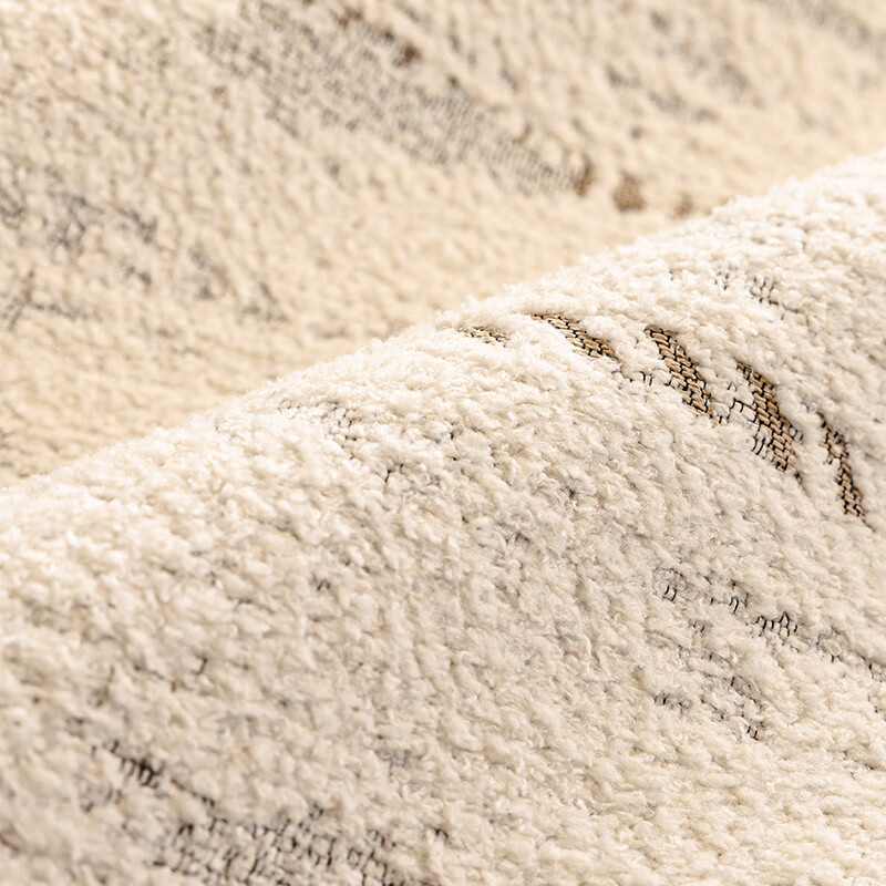 浪莎(LangSha)新款休闲轻奢半边绒沙发垫防尘防滑一片式直排沙发坐垫异形斑斓 异形斑斓-咖色 120cm*180cm 开叉贵妃