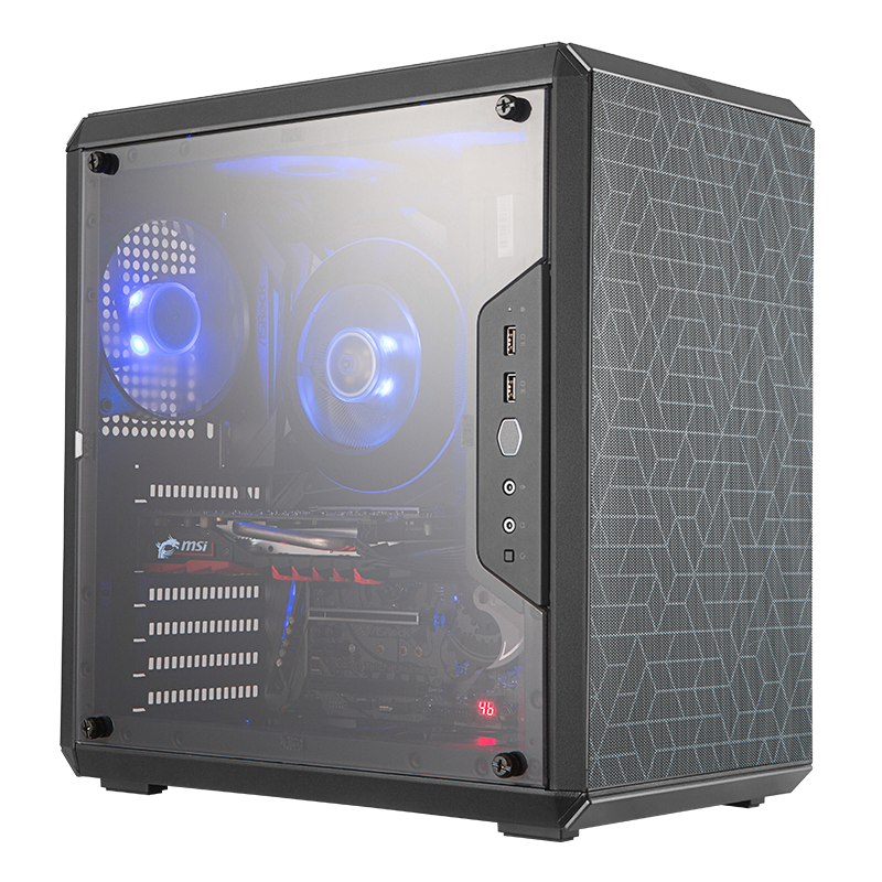 COOLER MASTER 酷冷至尊 MasterBox Q500L ATX机箱 半侧透 黑色