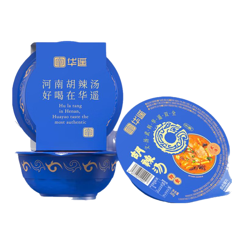 华遥胡辣汤加热即食河南周口特产方便速食门店味道春节年货礼盒 华遥即食胡辣汤360g*6碗
