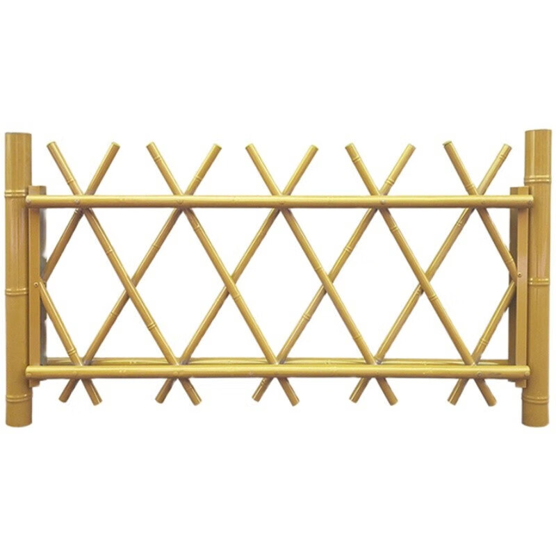 新农村不锈钢仿竹竹节仿竹护栏 公园草坪护栏篱笆围栏 金 40