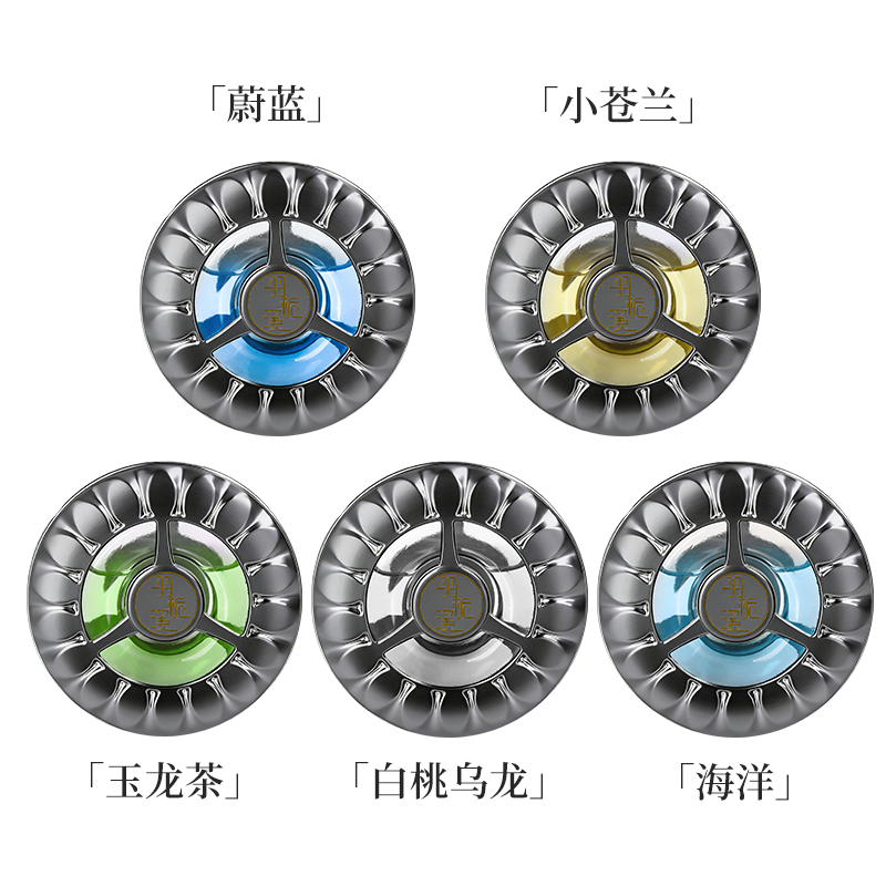 羽栀溪车载香水车载香薰空调出风口香水夹去异味持久留香车载用香薰精油 金属粉【蔚蓝+海洋】