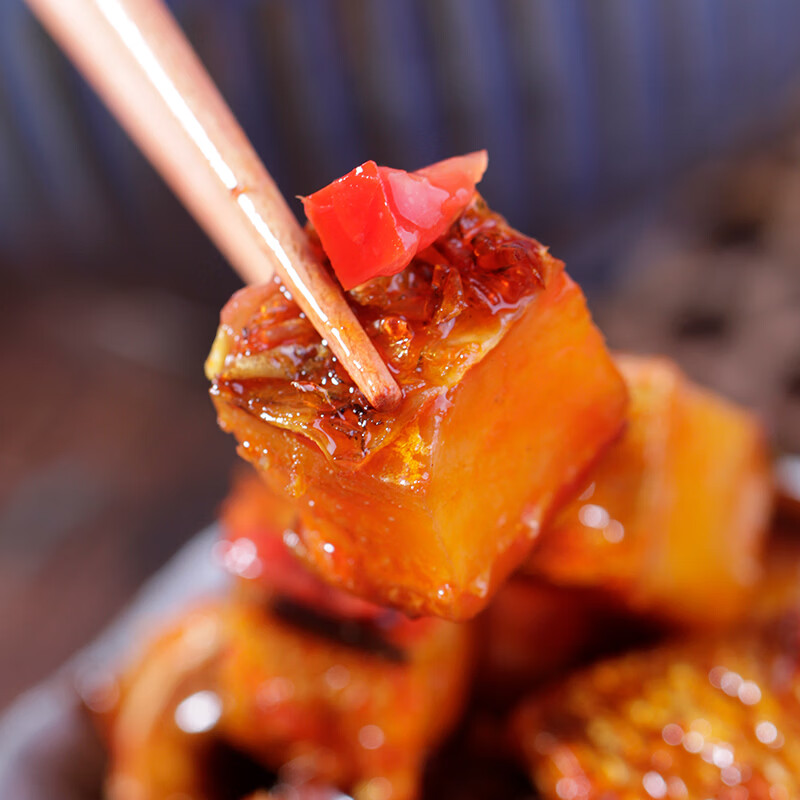 东江福香辣鱼块东江鱼下酒菜湖南年味东江湖特产鱼块解馋零食即食小吃 香辣味鱼块400g【实惠分享装】